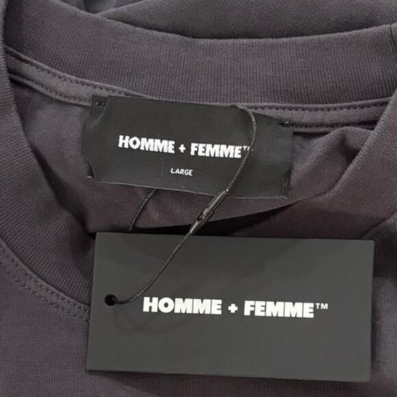 Homme + Femme Space Ship Tee Black Large - Picture 5 of 8